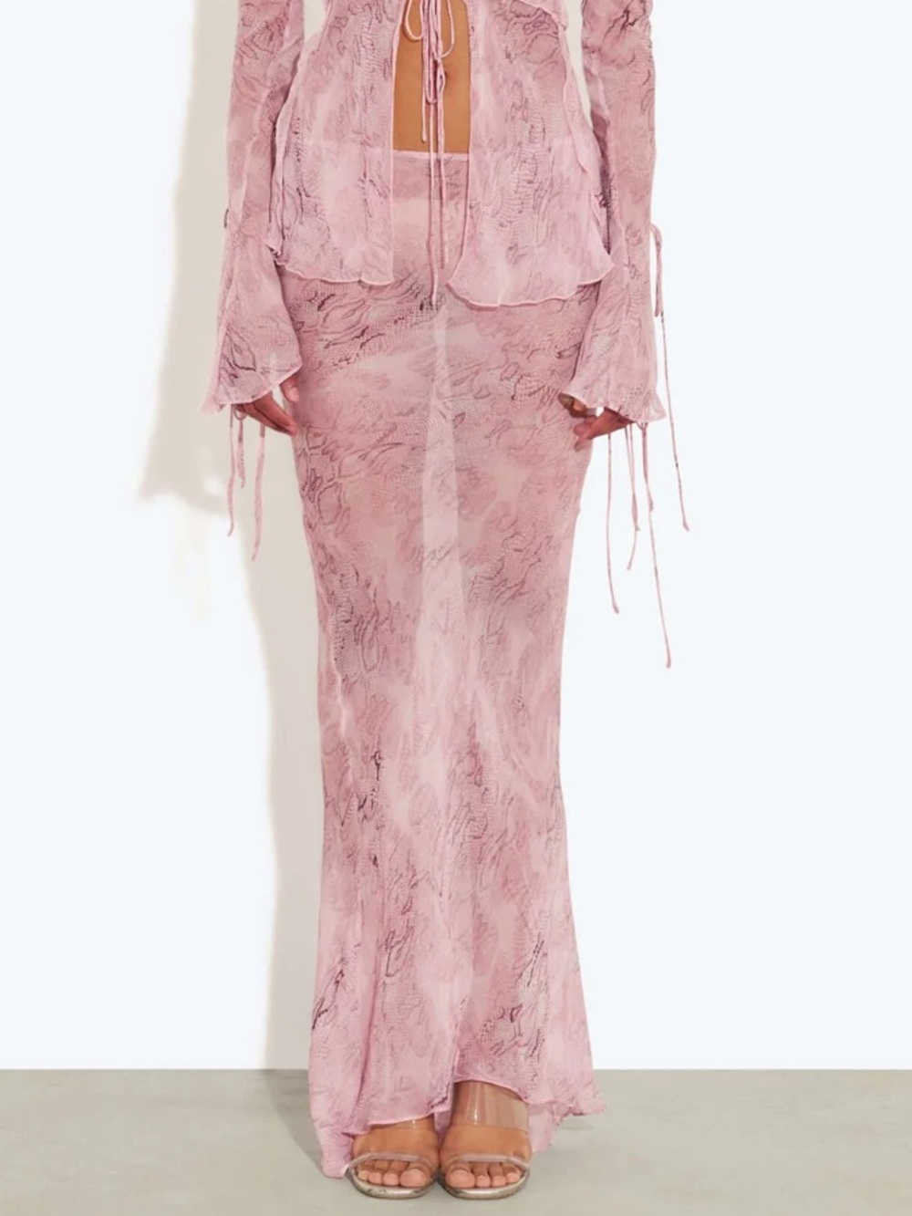 Rat & Boa COBRA SKIRT PINK
